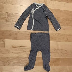 Ralph Lauren long sleeve and pants -size 6 months
